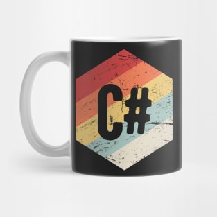 Retro C# Programming Icon Mug